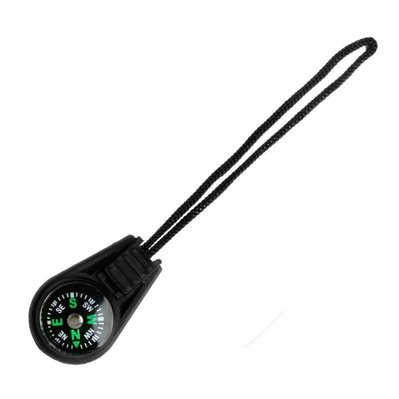 Mini Zipper Pull Compass Backpack Bag Strap Charm Sport