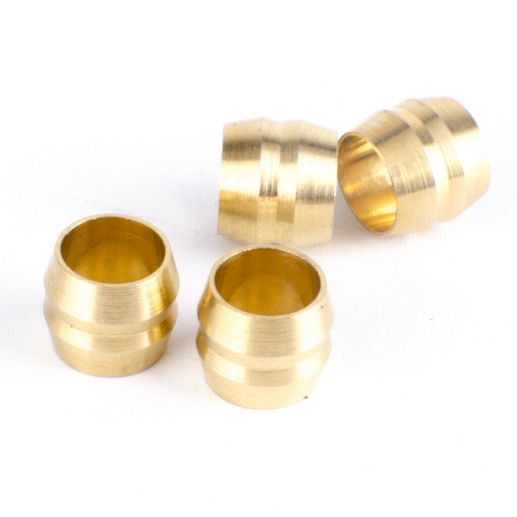 10 Pairs Copper Bike Hydraulic Hose Parts Insert Needle x 10 Bushing x10 for