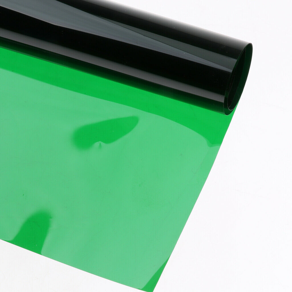 2x 40x50cm Gel Color Filter Film Paper for Studio Red Head Light Green