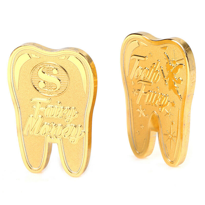 1PCS Tooth Fairy Commemorative Coin Collection Gift Souvenir For Chlidren G SJ