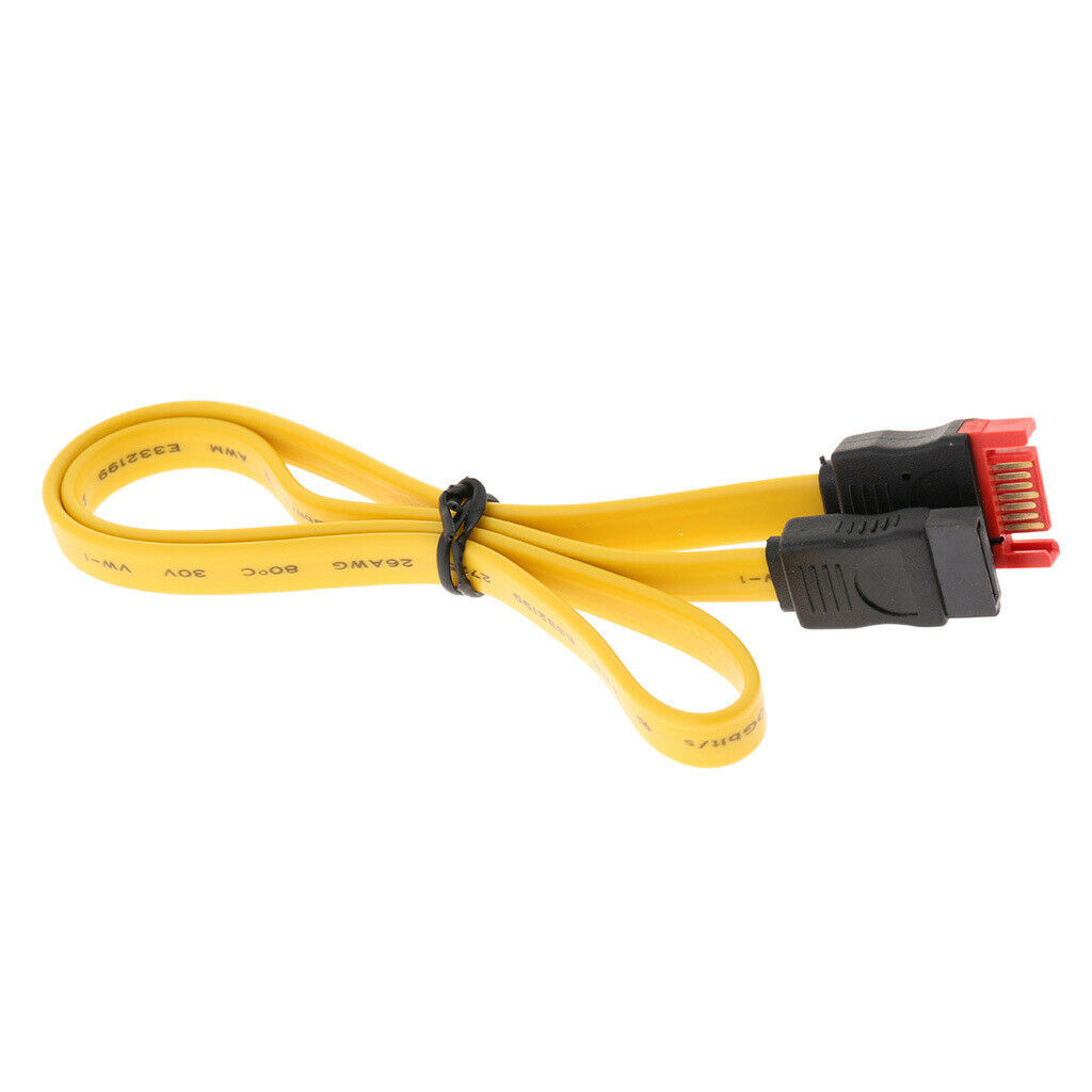 SATA III Cable Connector, SATA III 7Pin Male To Female Extension Cord, 6Gbps