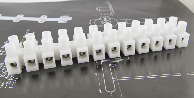 5 pcs Wire 12 Position Barrier Terminal Strip Block 450V 30A 22-10 AWG