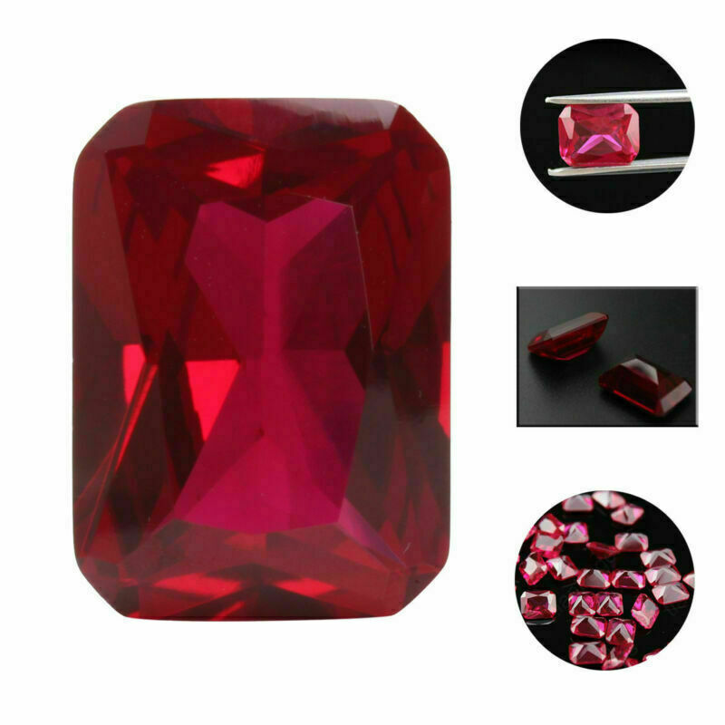 13x18MM Pigeon Bloos Red Ruby Emerald Cut AAAA+ Loose Gemstones Jewelry 28.15CT