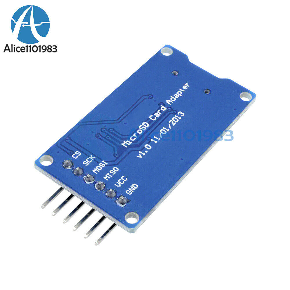 2PC Micro SD Storage Board Micro SD TF Card Memory Shield Module SPI Arduino