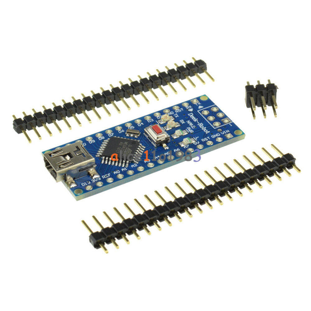 Arduino USB Nano V3.0 ATmega328P 5V 16M board+Terminal Adapter Module