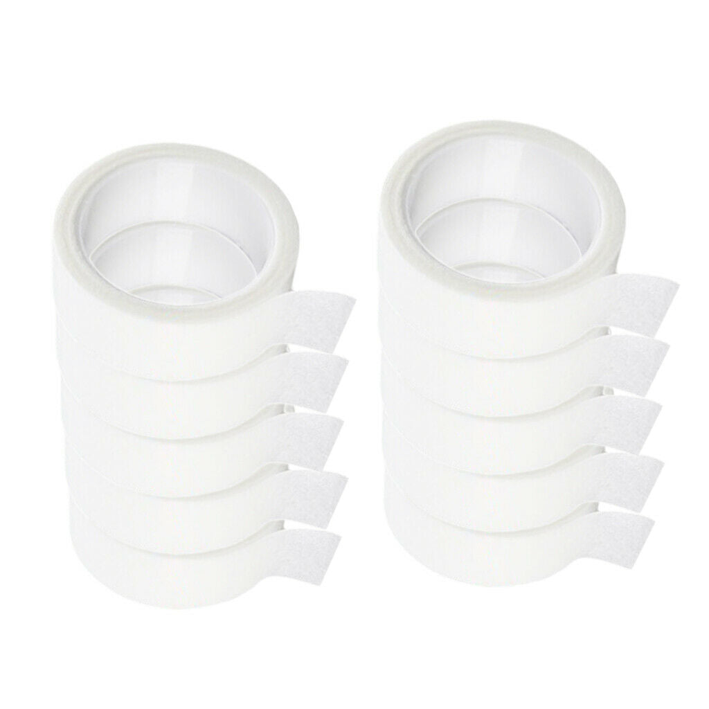 Pack of 10 5 Yd Eyelash Tape Roll Fleece Eyelash Curling Gauze under