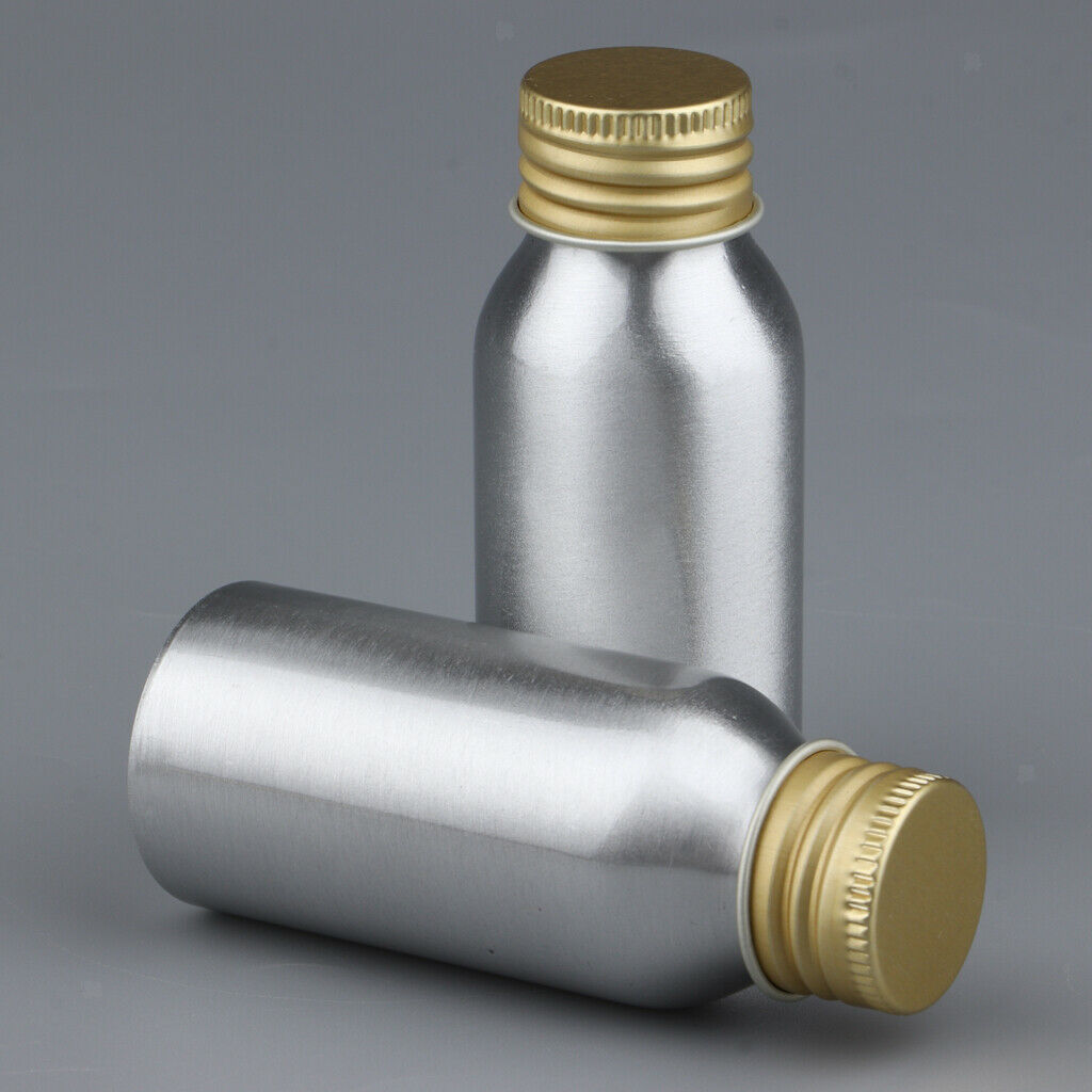 4 Pcs Empty Big Diameter Bottles Lotions Oil Sample Storage Leak Proof
