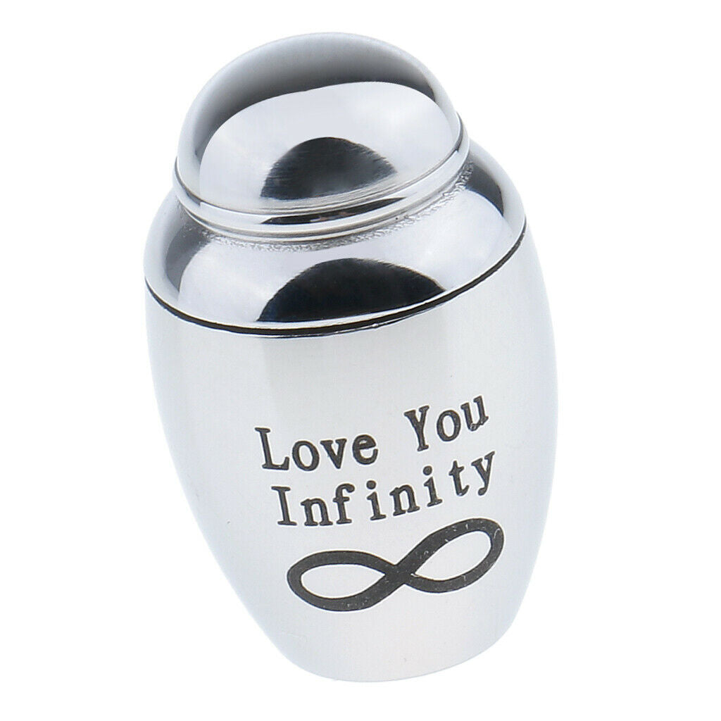 3 Pieces Stainless Steel Memorial Ashes Vial Urn Keepsake Container Jar Vial
