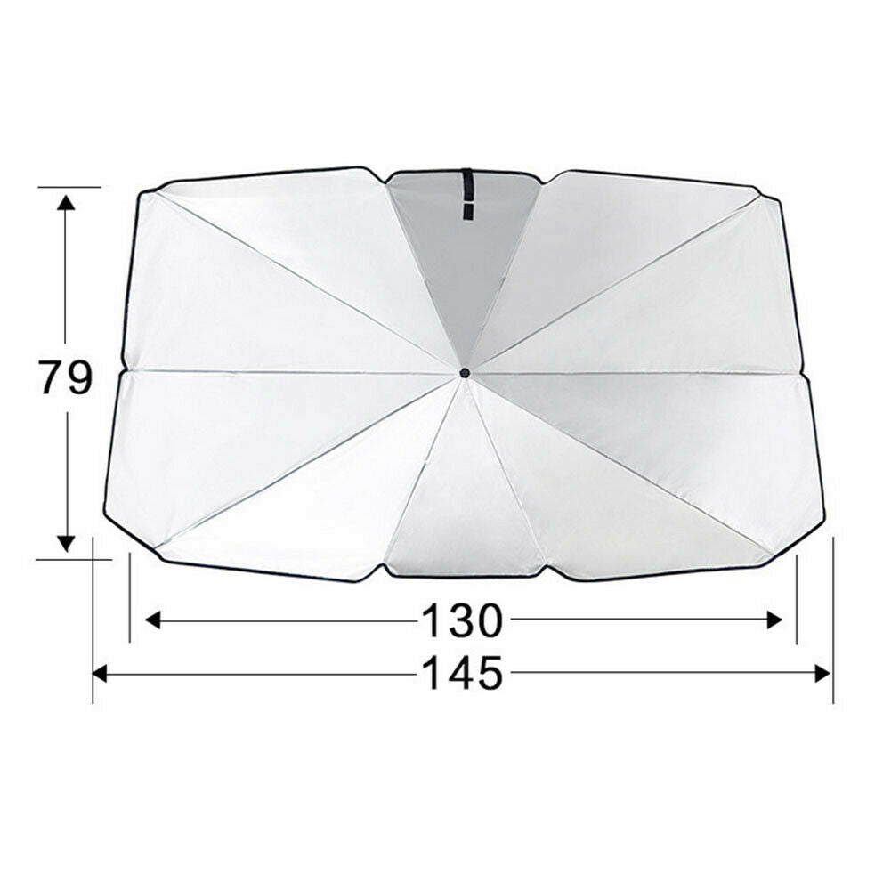 Sunshade Car Windshield Sun Shade Umbrella Retractable UV Protection Car Curta @