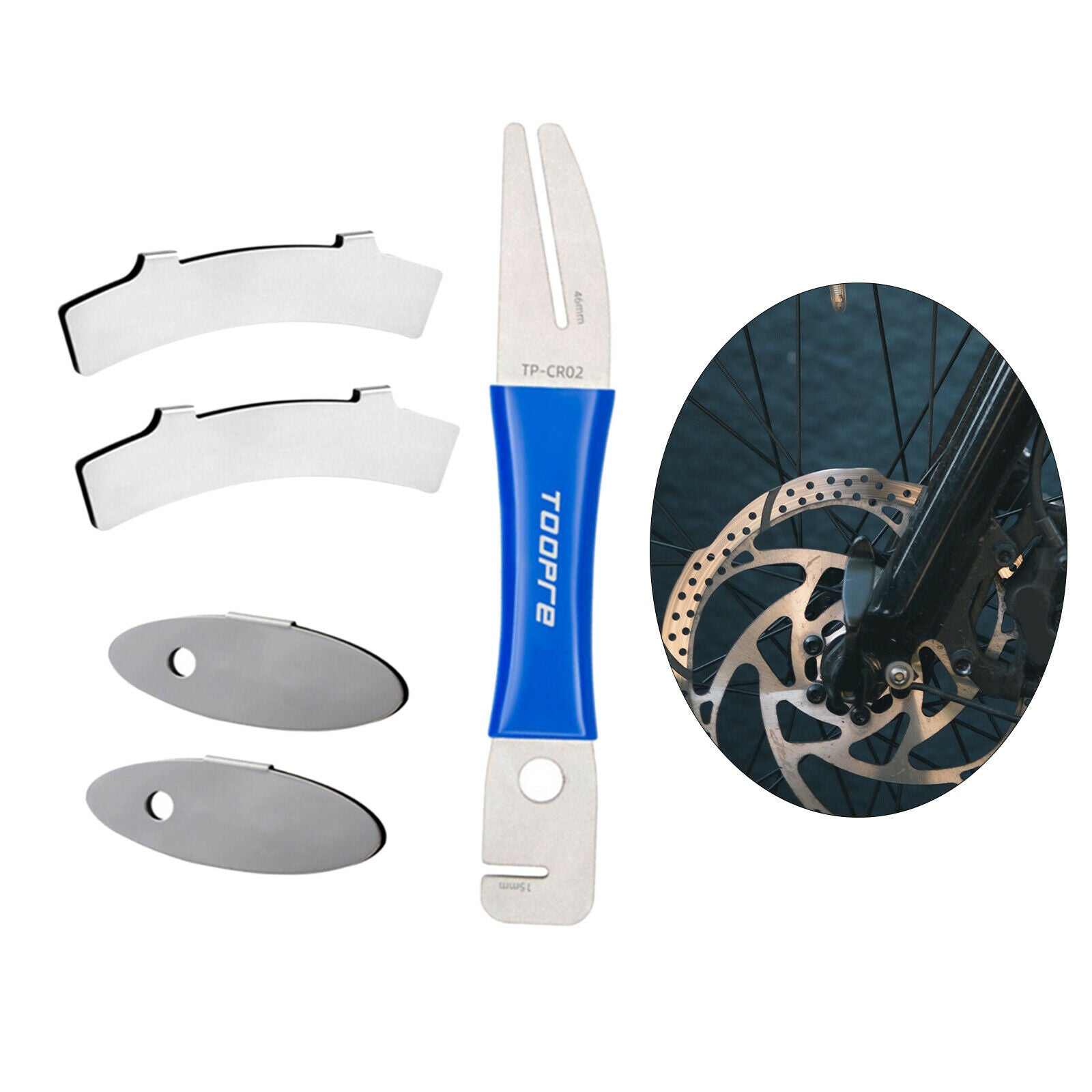 Bike rotor centering wrench tool flat correction wrench for everyone