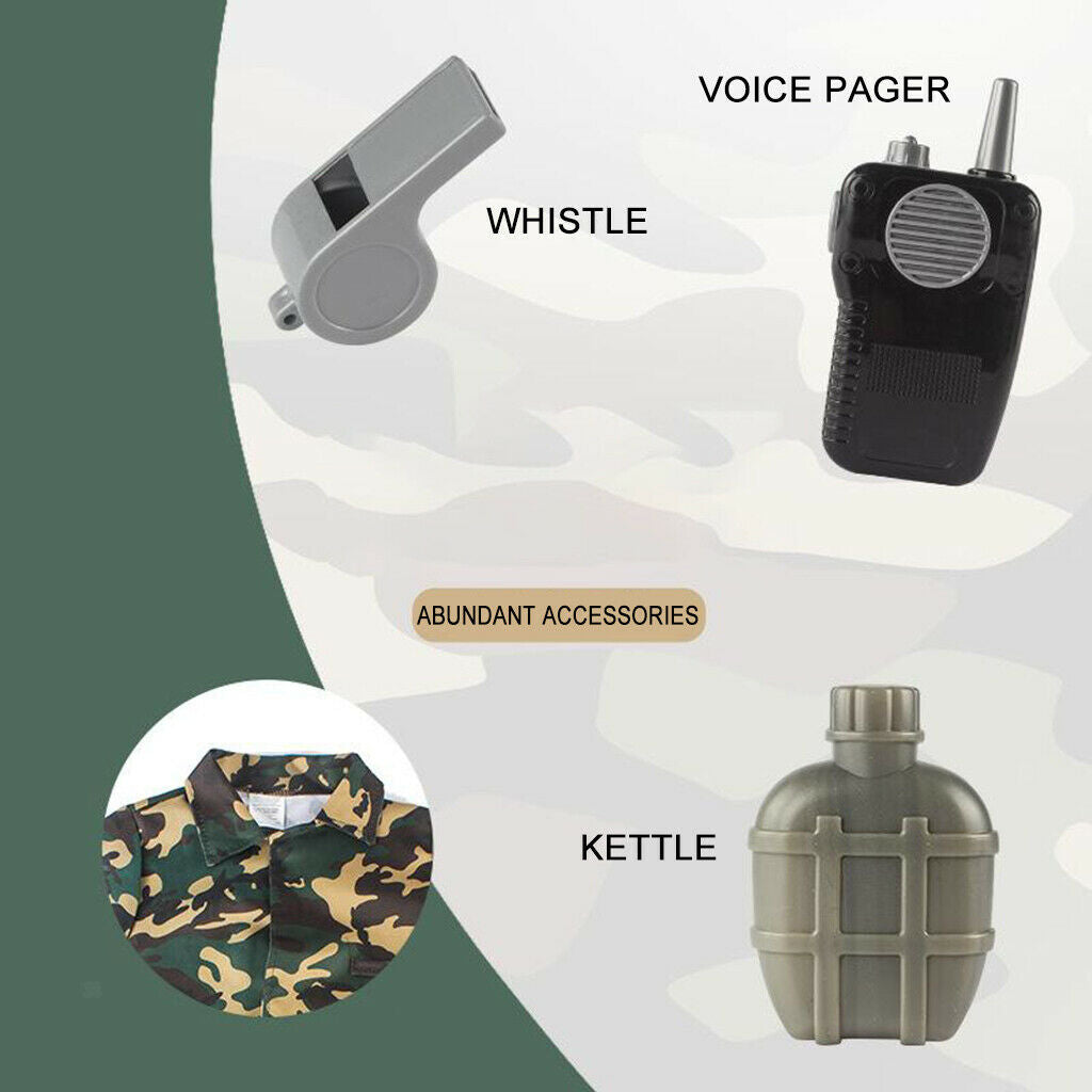 Kid Soldier Play Costume Set Play Halloween Costume for Kids! Toddlers