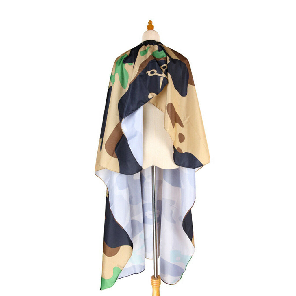 Large Salon Hairdressing Hair Cutting Cape Barber Apron Styling Camouflage