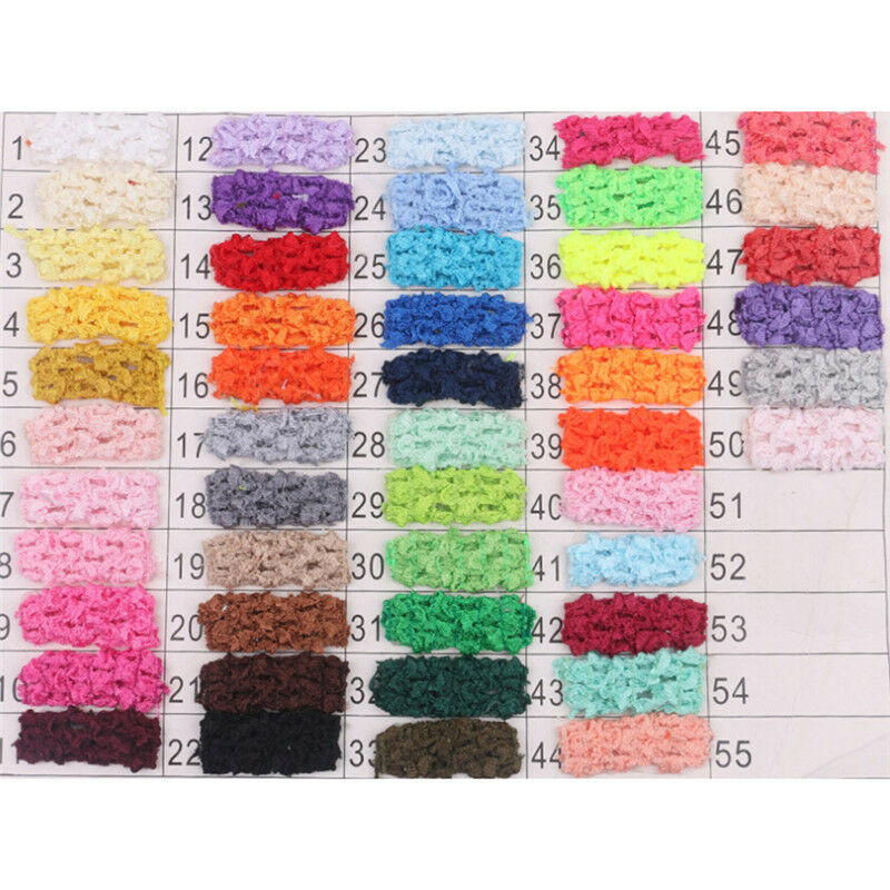 10x 1.5inch Crochet Tube Top Tutu Elastic Waistband Headband Hair band 、 IAFFDD