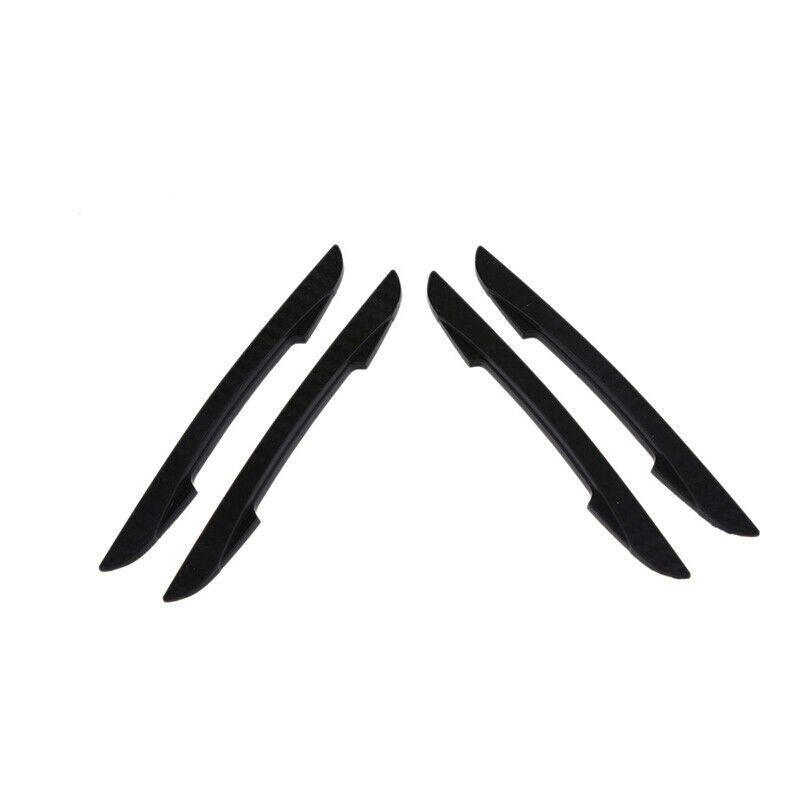 4x Car Bumper Mirror Door Edge Guard Trim Molding Strip Anti-Collision Protector