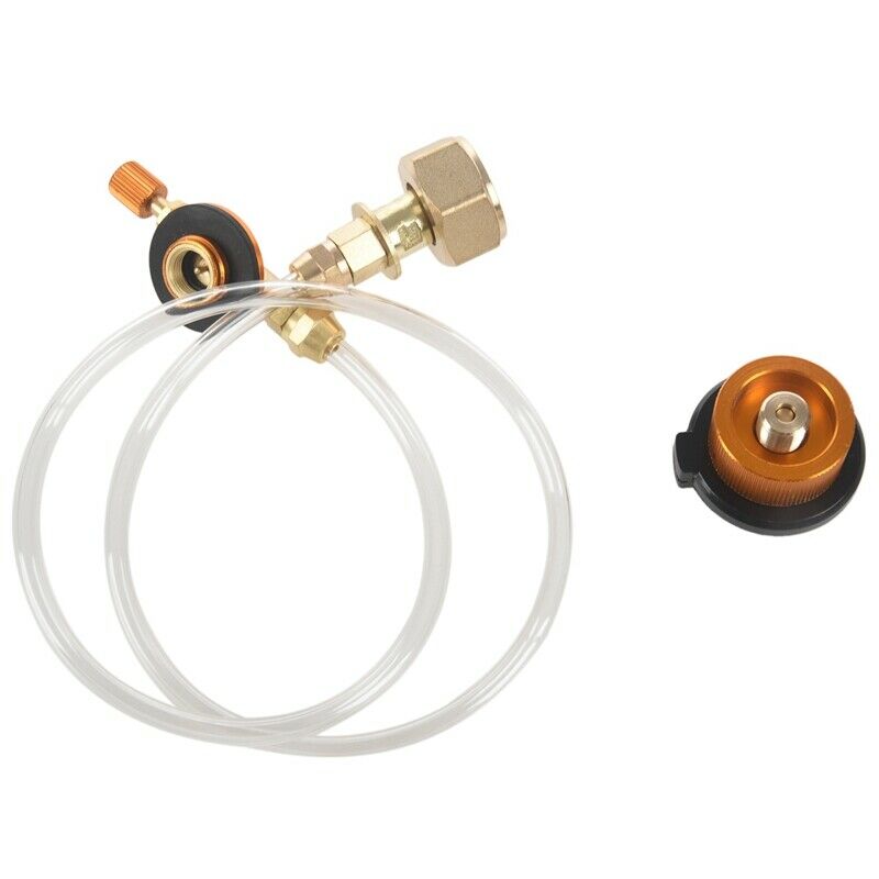 1X(Outdoor Gas Stove Camping Stove Propane Refill Adapter Burner LPG Flat Cy5Q2)
