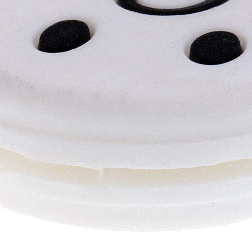 Lovely Face Silicone Tennis Vibration Dampeners, 12 Pieces, Yellow & White
