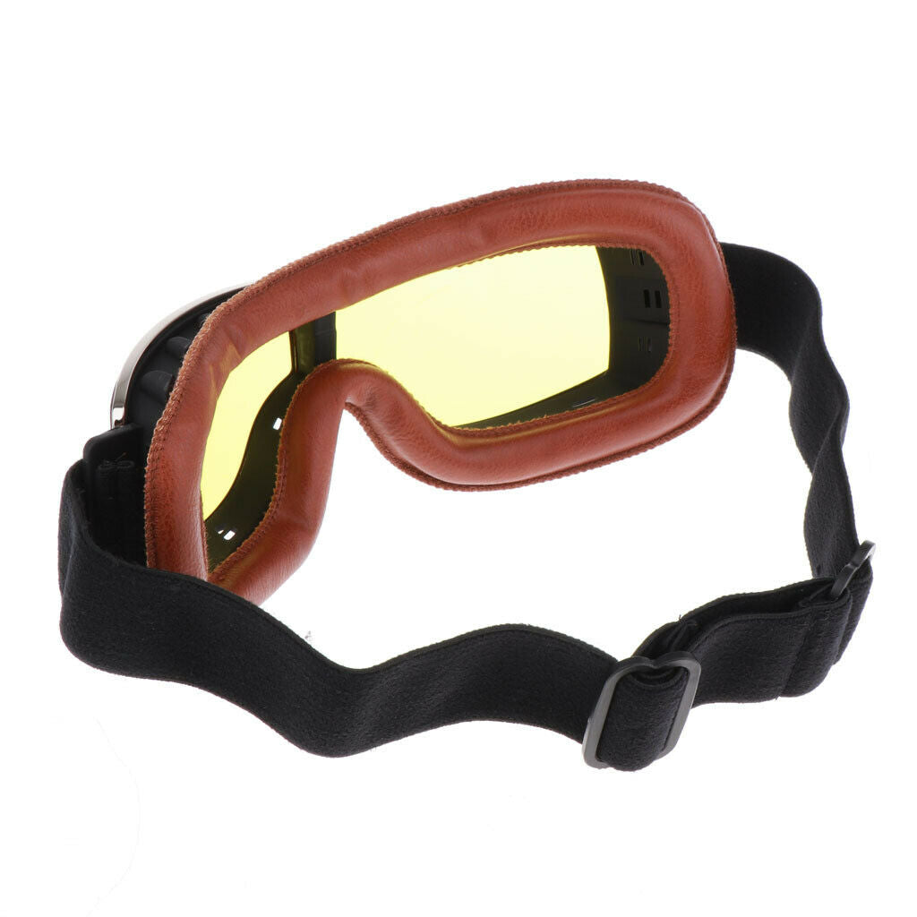 Windproof anti UV goggles helmet goggles motorcycle goggles yellow