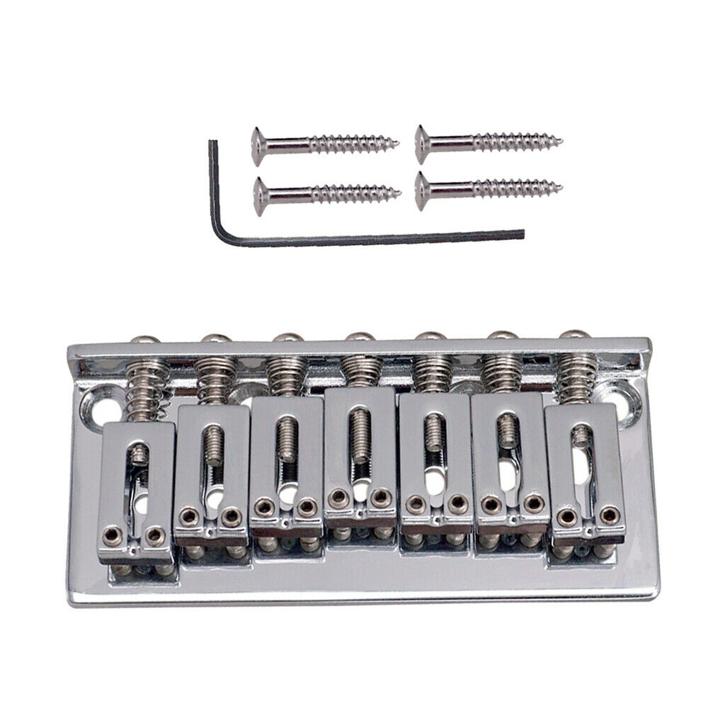 7 String Fixed Type Bridge with Wrench Screws for Electric Guitar