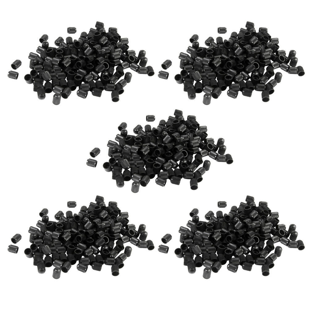 500Pcs Bike Car Truck Tyre Bike Schrader Wheel Rim Air Valve Caps