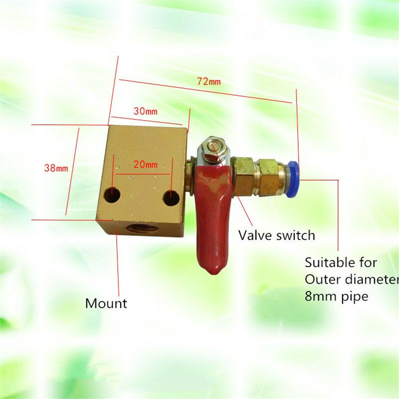 Universal Mist Coolant Spray System 8mm Air Pipe Lathe Mill Drill Cooling
