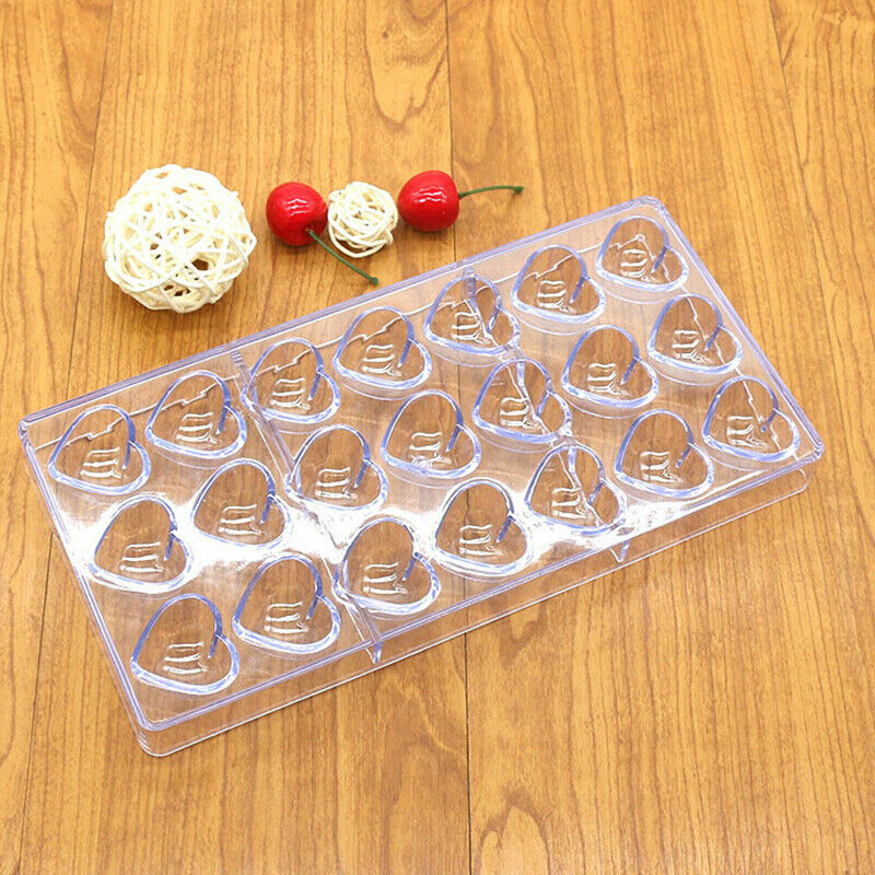Transparent Plastic Acrylic Mold Chocolate Maker Polycarbonate Love die mouldSJ
