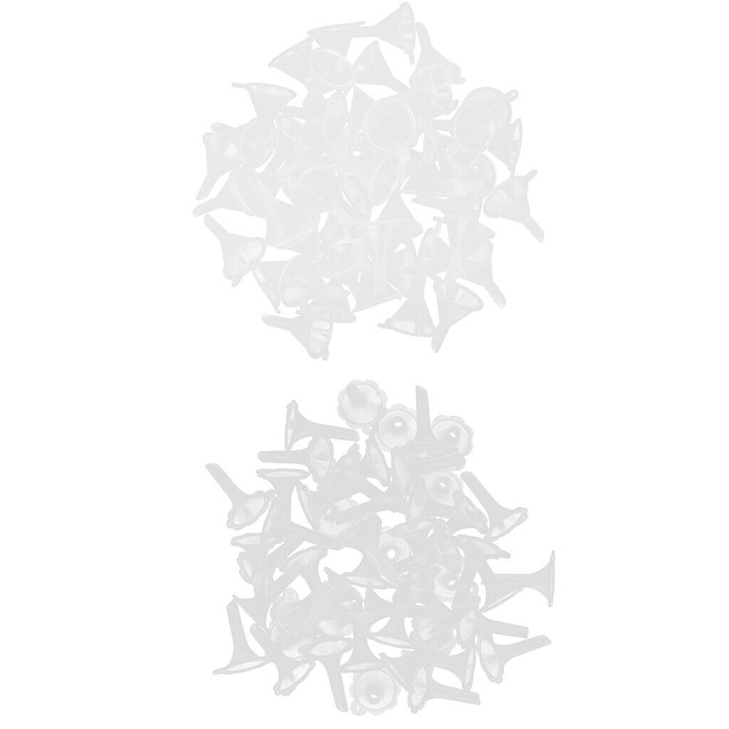 100 Pieces Mini Funnels for Filling Perfume Diffuser Bottle Liquid Oil