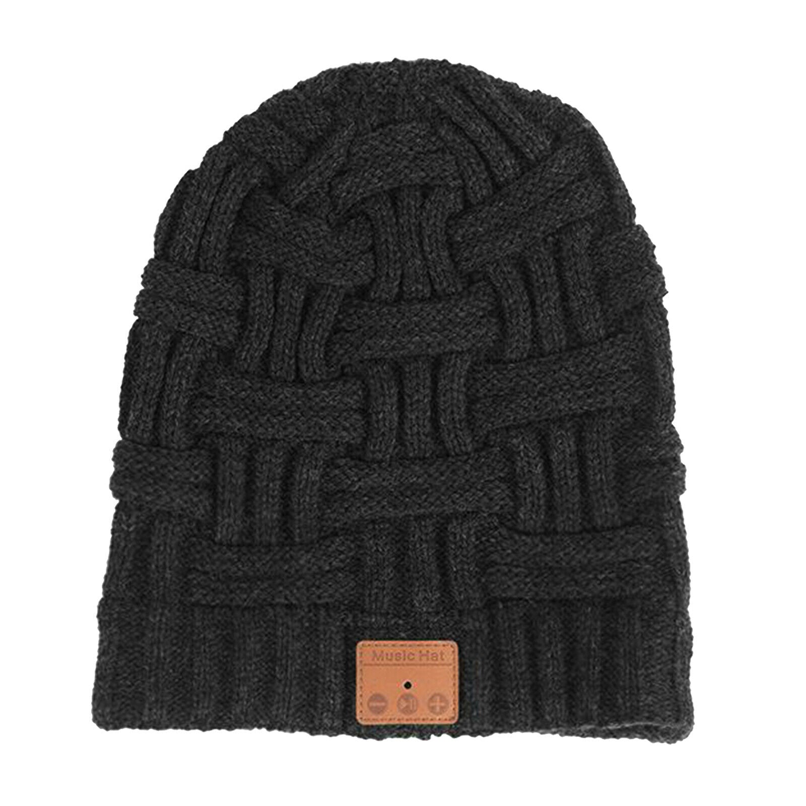 Bluetooth Knitted Beanie Warm Smart Wireless Knitting Hat Cycling Stereo