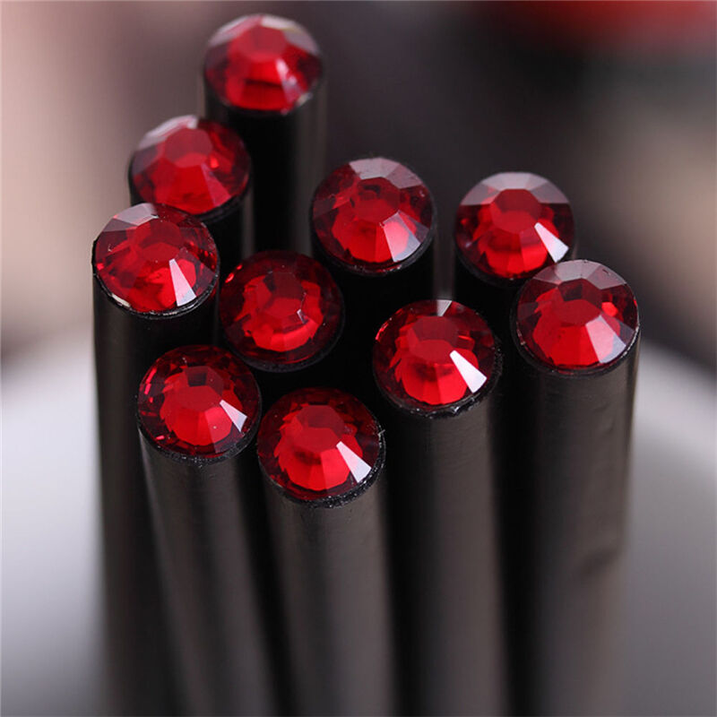 12Pcs Pencil HB Diamond Color Pencil Stationery Cute Pencils Drawing Supp.l8