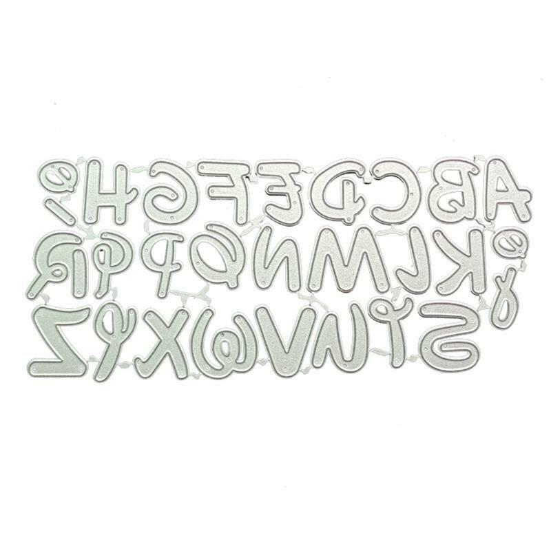 Capital Letter Printing Carbon Steel Cutting Dies DIY Scrapbooking Photo Album