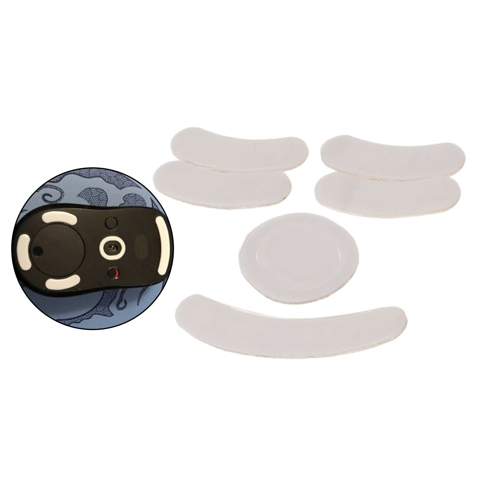 Rounded Curved Edges Mouse Feet Mouse Skates for Logitech G Pro Wireless