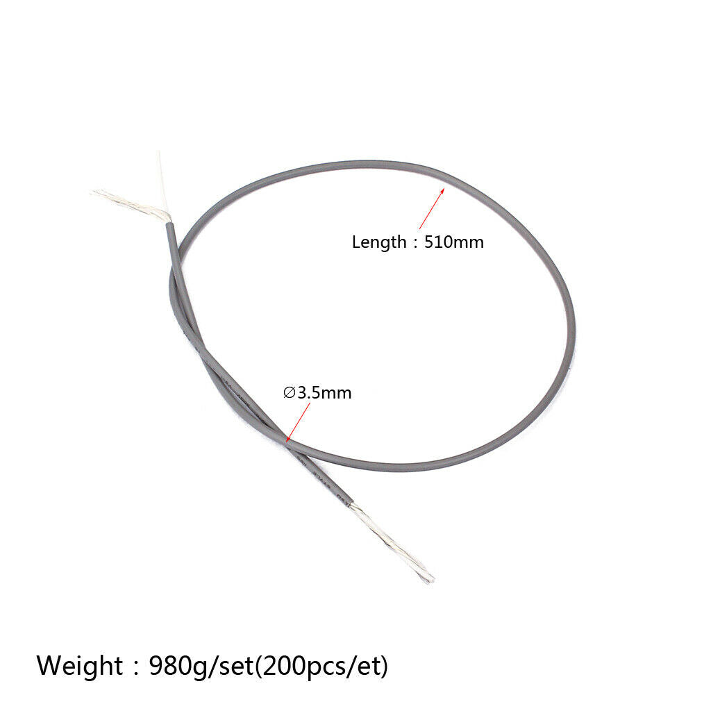 20pcs Guitar Shielded Circuit Circuit Wire Single Conductor Length 51 cm