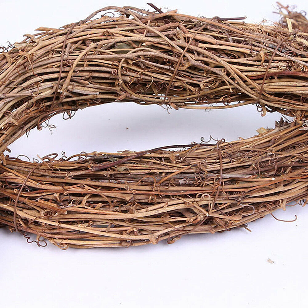 1x Christmas DIY Wood Rattan Moon Garland Pendant Hanging Ornament Home Decor