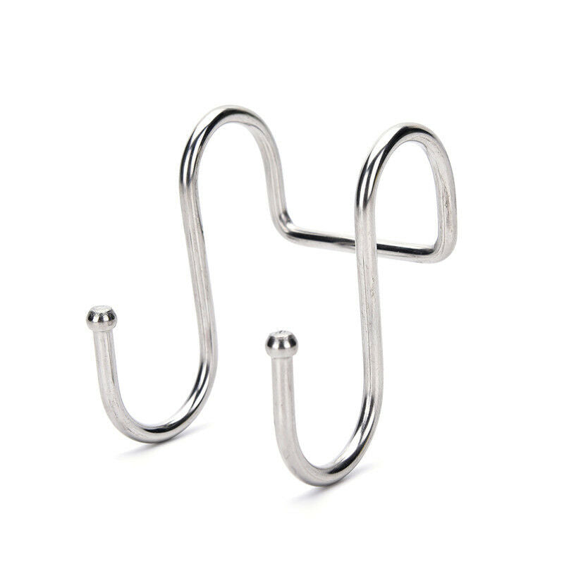 Durable Pro Chef Kitchen Tools Premium S Shaped Double Hooks Stainles.l8