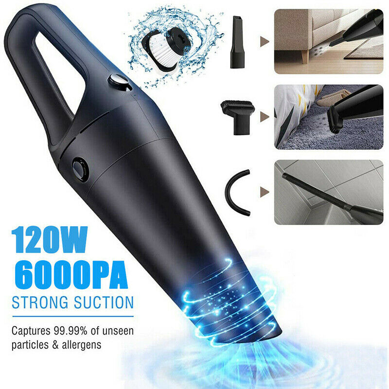 Handheld Portable 12V 120W Car Vehicle Auto Vacuum Dirt Cleaner Wet Dry Duster