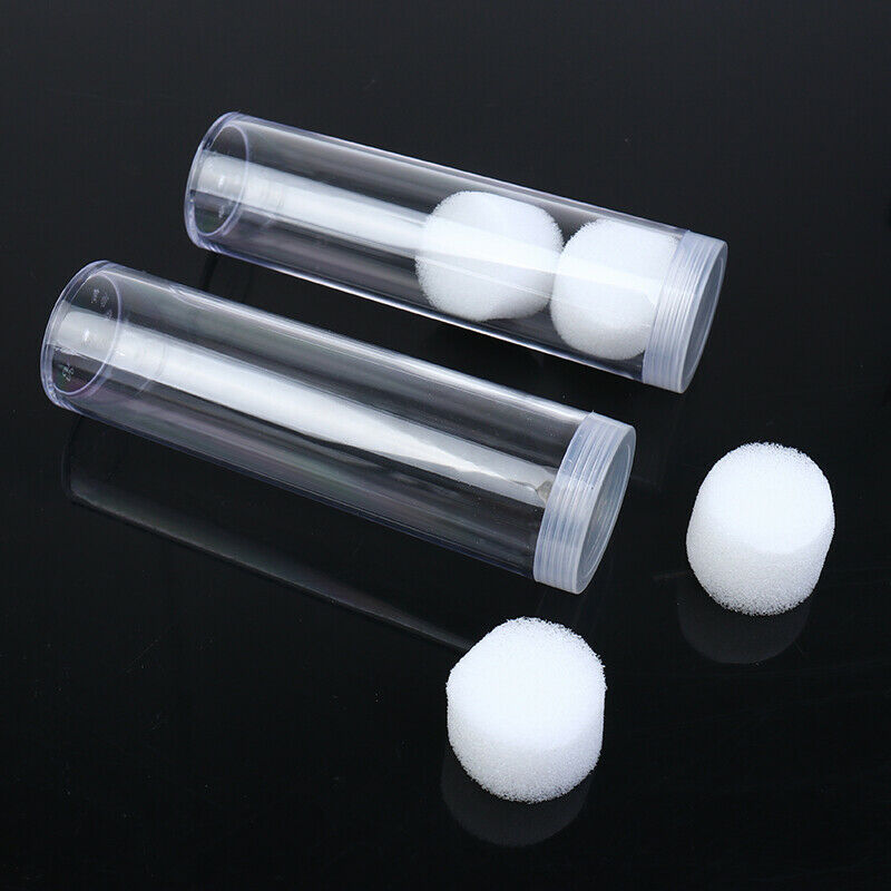 2 Pcs 25mm Round Clear Plastic Coin Fits Quarter Dollar Storage Tubes Scr.l8