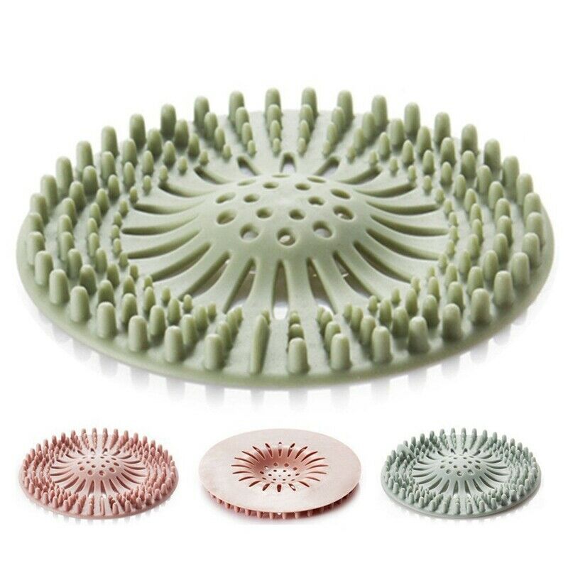 3 Pack Shower Drain Cover Premium Hair Catcher Upgraded Hair Stopper Rubber SiZ7