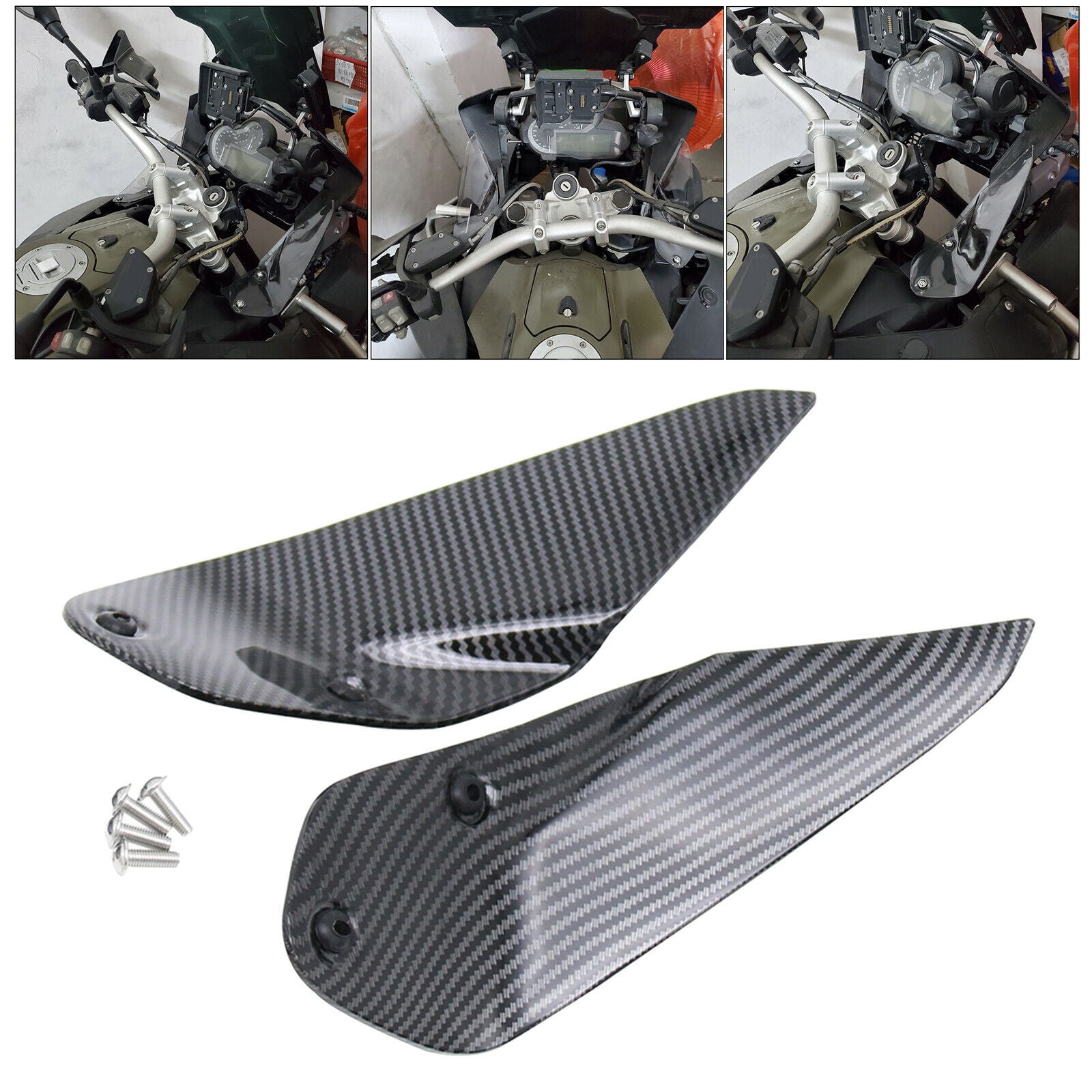 Windshield Extension Spoiler Air Deflector for BMW R1250GS ADV 2019 13-17