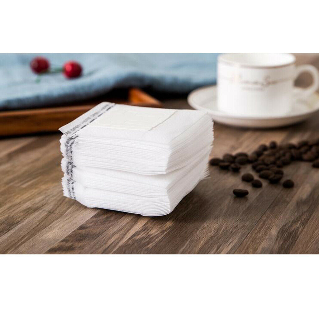 100 pieces/bag Hanging Ear Drip Coffee Filter Paper Bag Eco-friendly Material