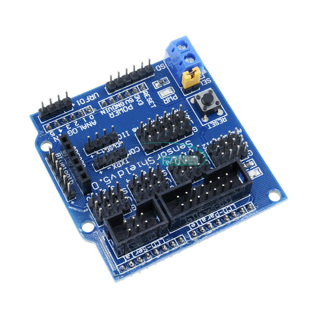 Arduino UNO MEGA Duemilanove Sensor Shield V5 Digital Analog Servo Motor Module