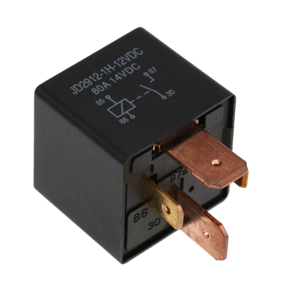 Normally Open Relay 4 Pin 12V 80 Amp for Nautical Van