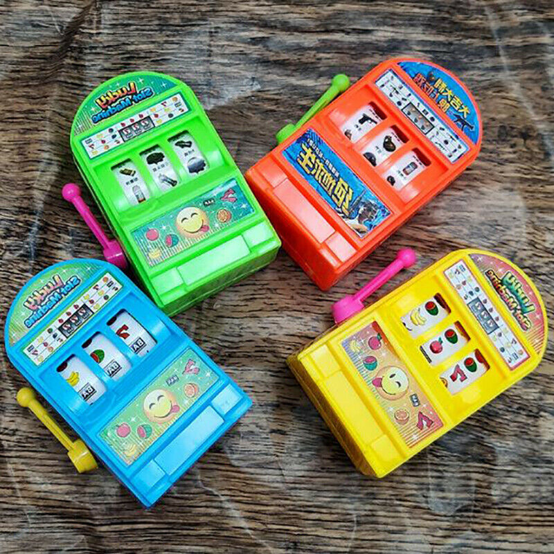 Mini Slot Machine Fruit Jackpot Gags Educational Handheld Antistress Luck.l8