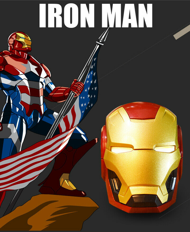 Iron Man Wireless Bluetooth Speaker Cartoon Portable outdoors Bass Robot speaker