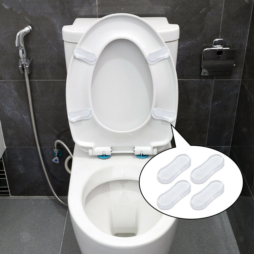 4x Universal Bathroom Hardware Toilet Seats Bumpers Spacers Replacement Kit
