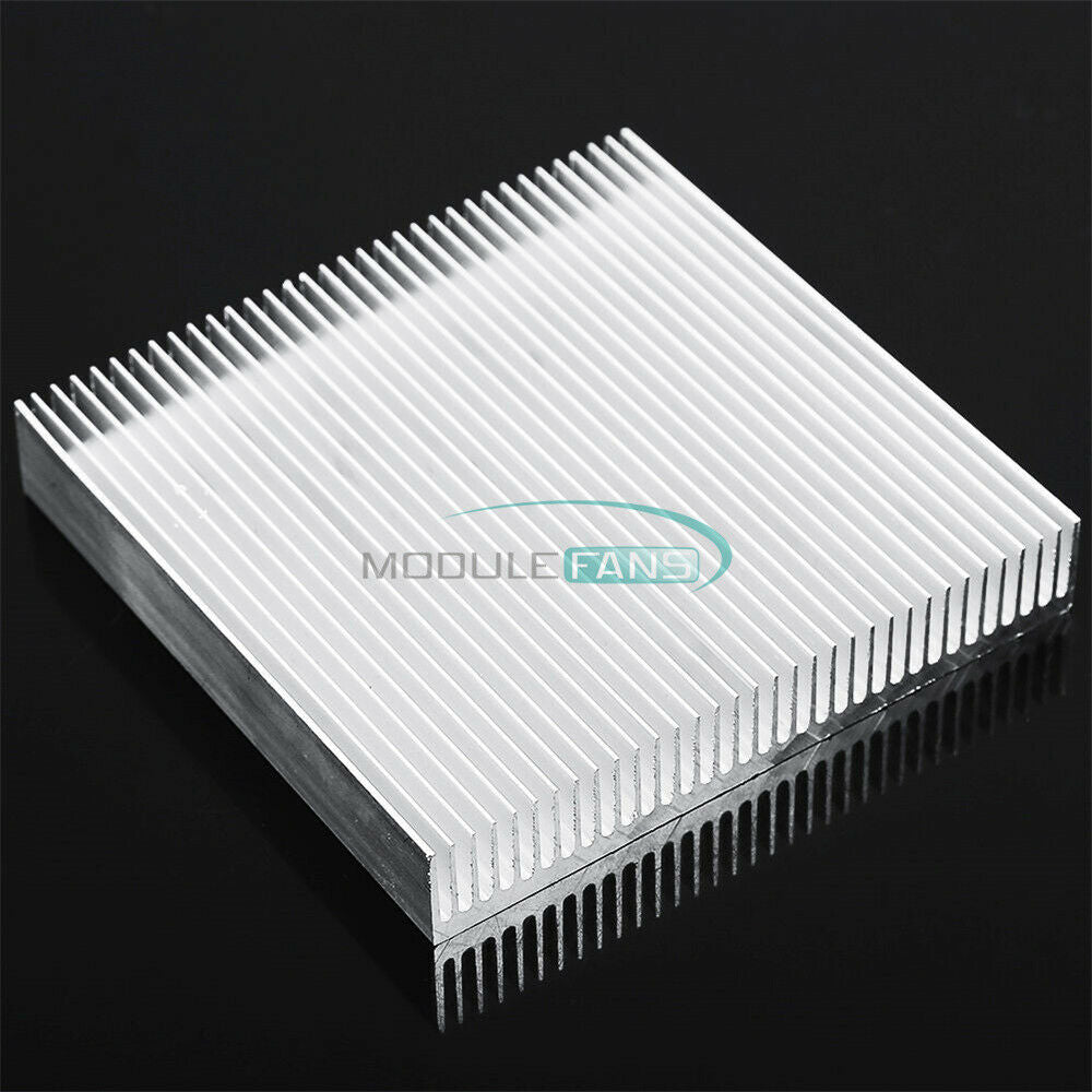 Heat Sink 90x90x15mm Aluminum Cooling LED Power IC Transistor DC Converter