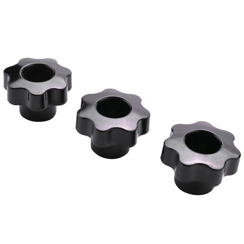 3Pcs M6 Hand Adjusting Nut /Bakelite Star Type Plastic Head Handle Nuts Wood PM3