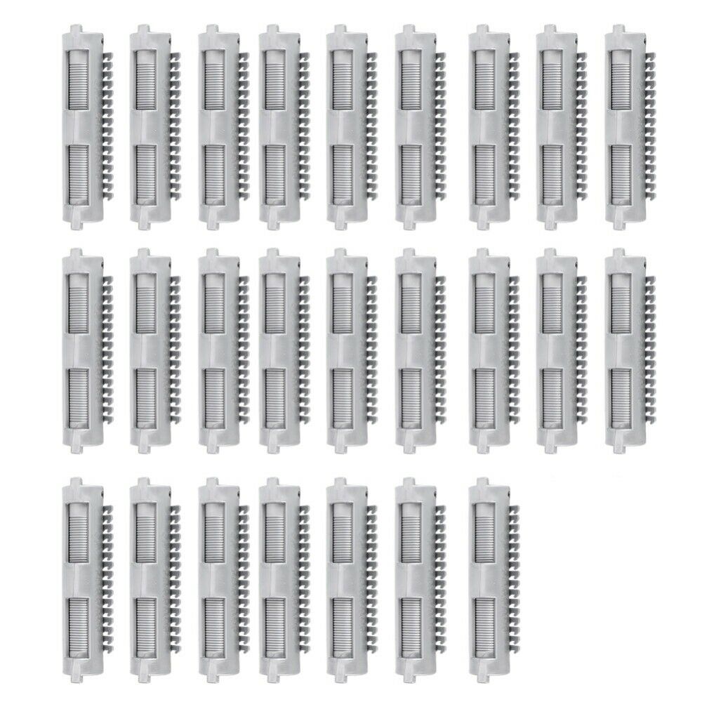 25 Pcs Spiral Hair Perm Rod Hairdressing Rollers Curlers Wavy Hair Maker Salon