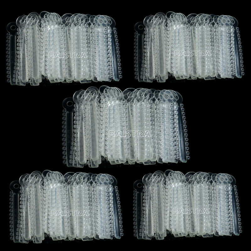 10Packs Dental Orthodontic Ligature Ties Clear-Color 1014pcs/Bag AZDENT