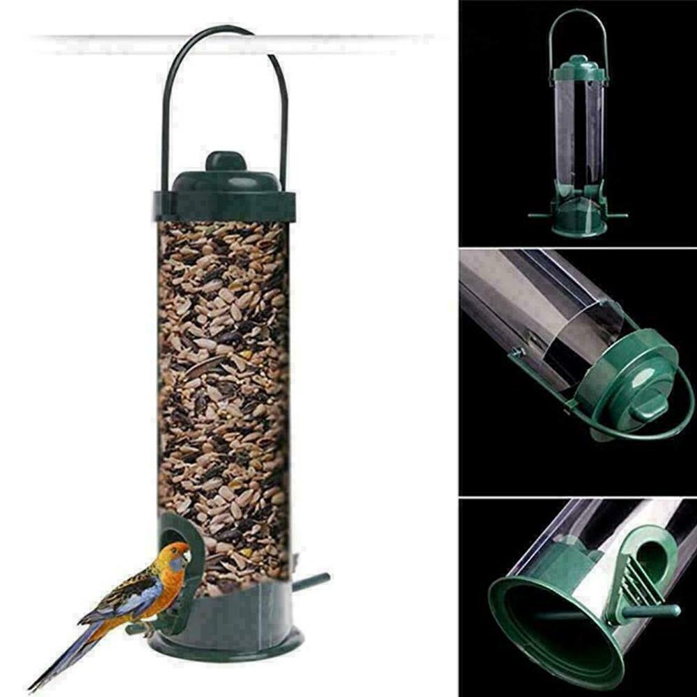 Durable Hanging Wild Bird Feeder Container Hanger Garden 2019 T4Z2 Outdoor NEW