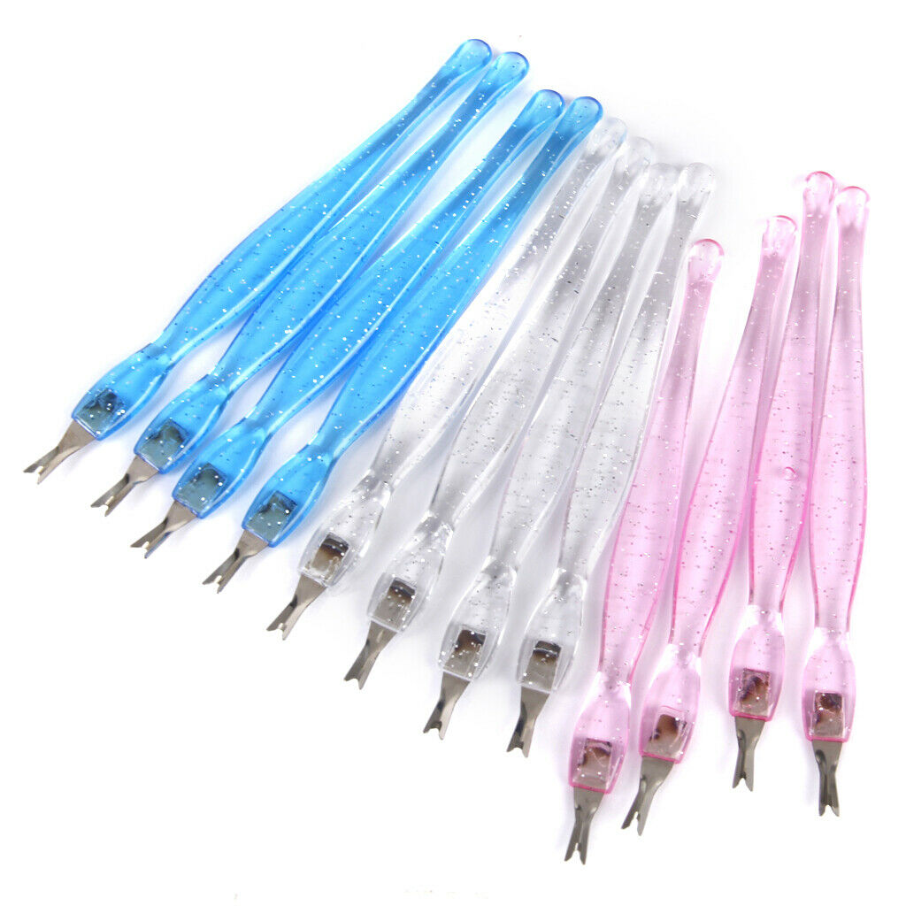Pack of 12 Disposable Manicure Pedicure Cuticle Dead Skin Trimmer Remover