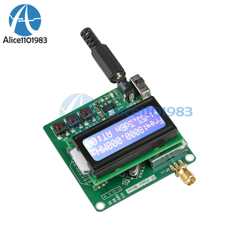 -60dBm to -5dBm Power RF Meter Attenuation Digital Display Signal Strength Board